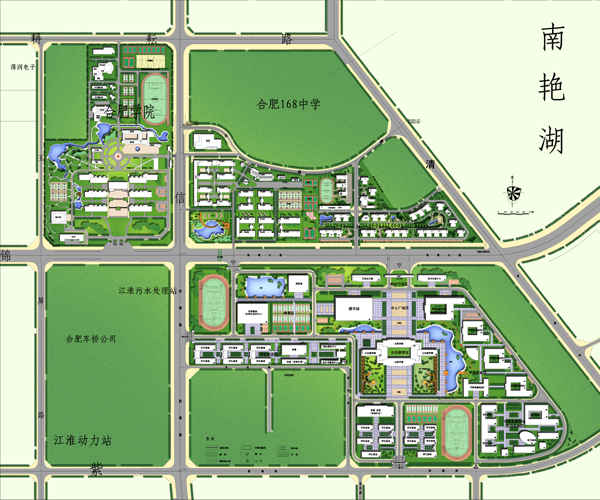 合肥学院平面地图图片