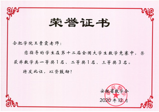 指导学生获奖证书_10
